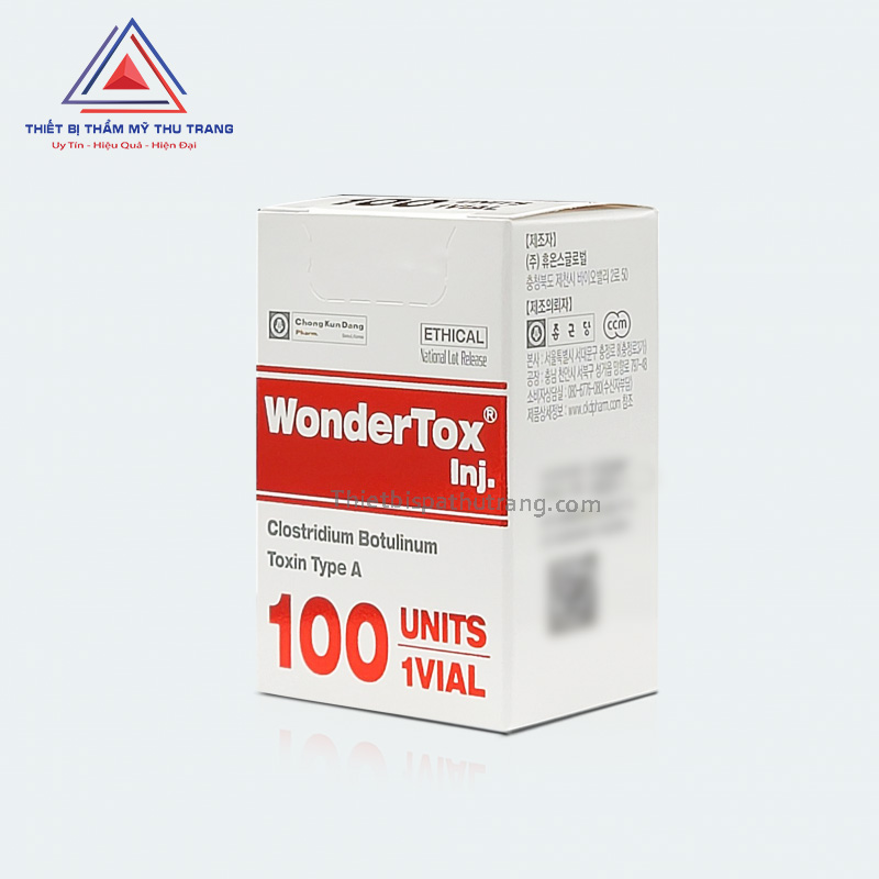 Giá Botox Wondertox 100 Units Chính Hãng