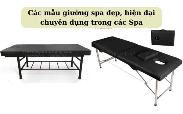 các mẫu giường sắt spa đẹp