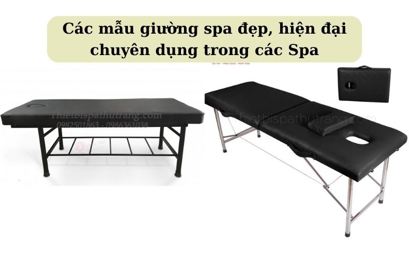 các mẫu giường sắt spa đẹp