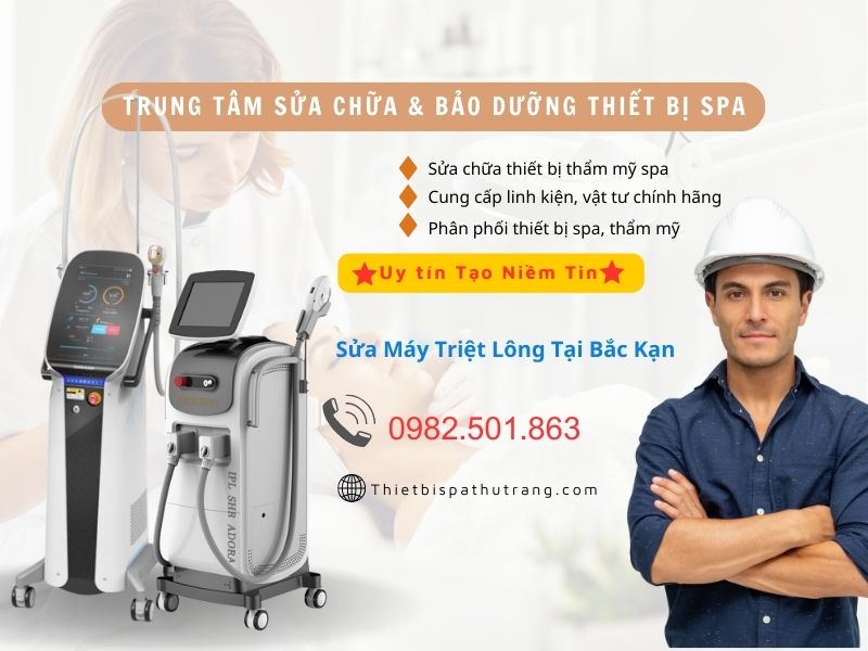 Sửa máy triệt lông tại Bắc Kạn