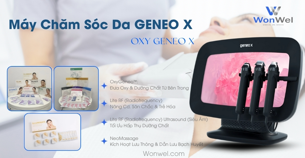 Máy Chăm Sóc Da OXY GENEO X chính hãng