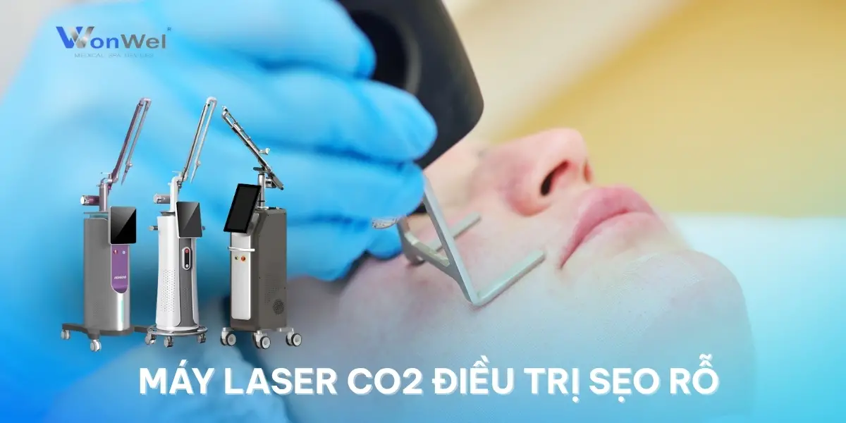 Máy Laser CO2 Fractional Trị Sẹo Rỗ & Trẻ Hóa Da Toàn Diện