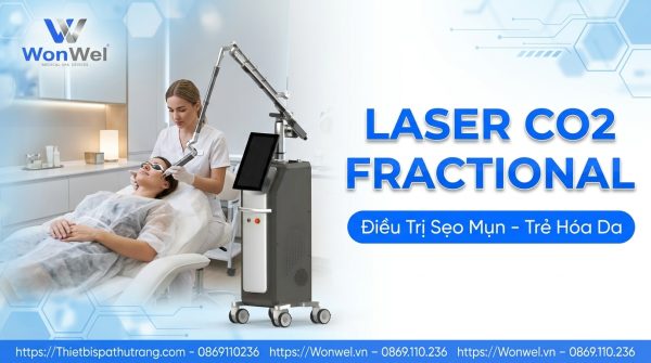 Laser co2 fractional trị sẹo rỗ, trẻ hóa da