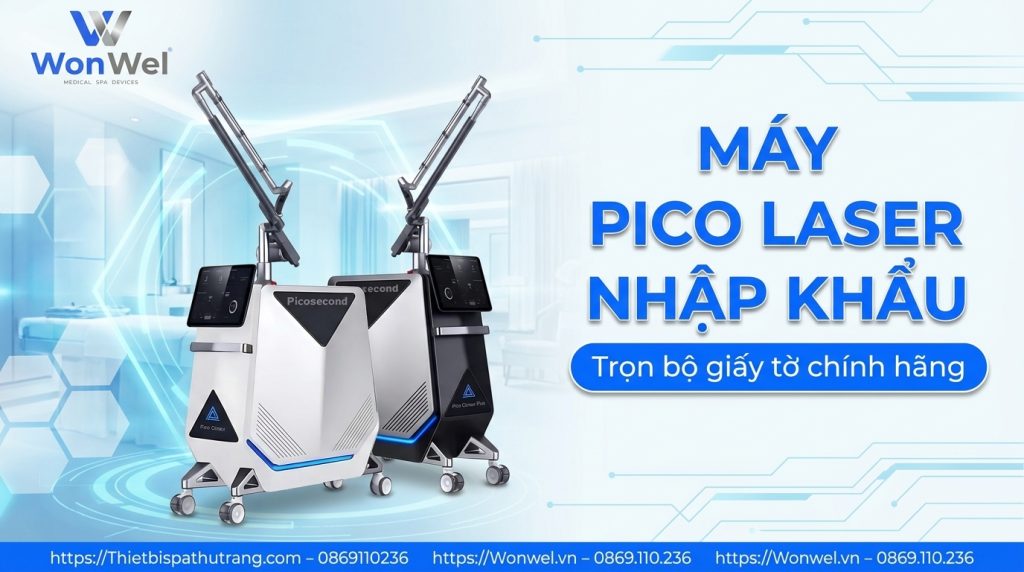 Máy laser Pico nhập khẩu - Đầy đủ giấy tờ chính hãng