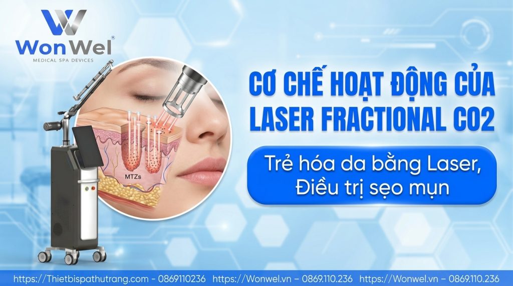 Cơ chế hoạt động laser co2 fractional